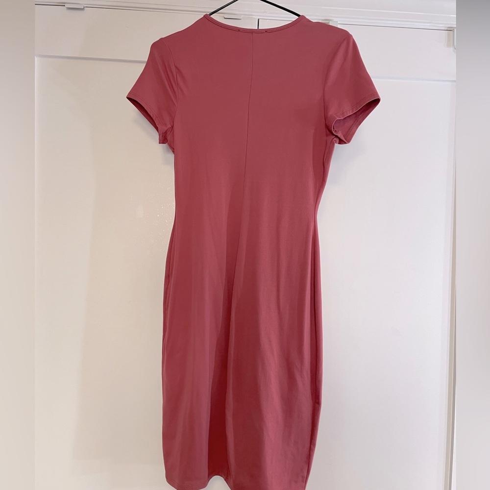 Rose Pink, Short Sleeve Dress. Very soft. Worn 2x